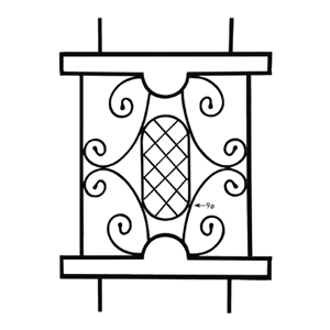 꾸밈닷컴 - 옛날장식/철단조 ▼ > 단조동자 > 단조동자 HN-26 (W650xH900) 일반용접형