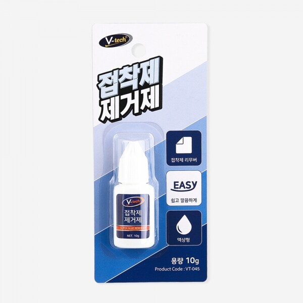 꾸밈닷컴 - 접착용품/케미컬/페인트 ▼ > 접착용품/케미컬류 > V-TECH 접착제 제거제 (10g) VT-045