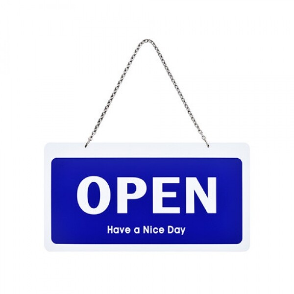 꾸밈닷컴 - 도어부속/슬라이딩도어 ▼ > 도어사인/표지판 ▼ > 기타 표지판 > OPEN/CLOSED 포맥스 표지판 (양면)