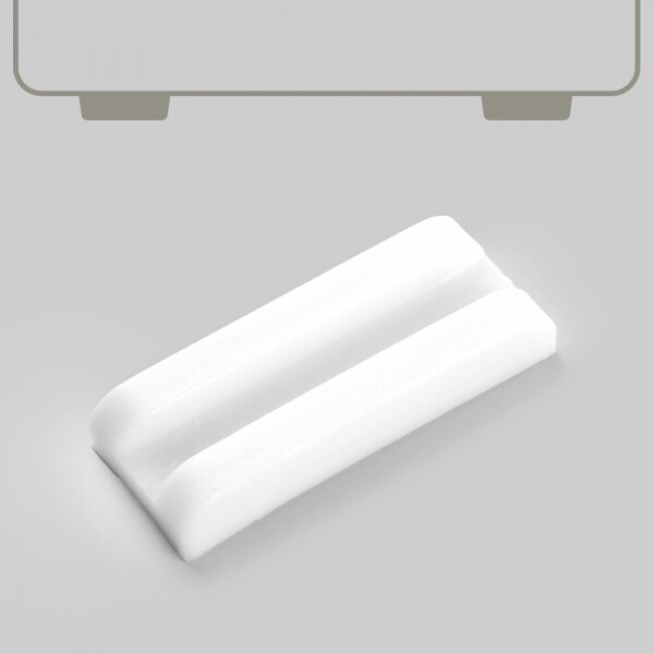 꾸밈닷컴 - 바퀴/가구다리 ▼ > 가구발 > PVC 가구발 화이트 (18x46mm)