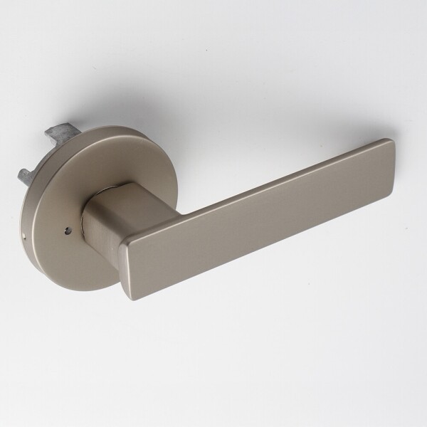 꾸밈닷컴 - 손잡이/도어락 ▼ > 방문손잡이 ▼ > 레버 버튼형 > 방문손잡이 핀타입 세쿠루스