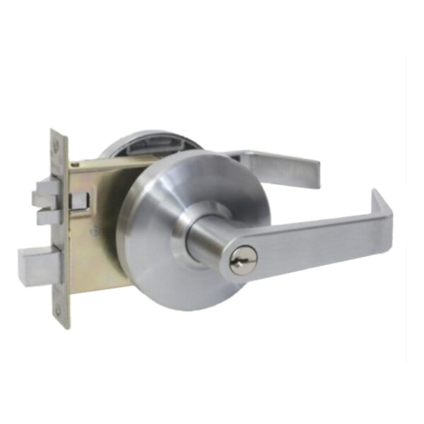 꾸밈닷컴 - 손잡이/도어락 ▼ > 중문/방화문손잡이 ▼ > 방화문 레버형 도어락 > 코파트 KOPAT 방화문손잡이 L-1000SC