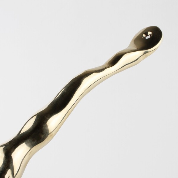 꾸밈닷컴 - 손잡이/도어락 ▼ > 가구손잡이 ▼ > 전면고정형 > 황동 중문 손잡이 골드