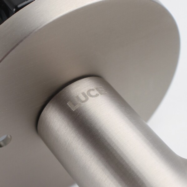 꾸밈닷컴 - 손잡이/도어락 ▼ > 방문손잡이 ▼ > 레버 버튼형 > 루체 방문손잡이 LU-177 (타공 55mm)