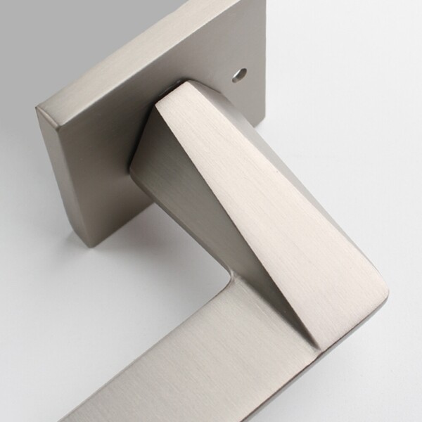 꾸밈닷컴 - 손잡이/도어락 ▼ > 방문손잡이 ▼ > 레버 버튼형 > 루체 방문문손잡이 LU-491 (타공 45mm)