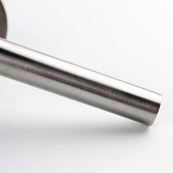 꾸밈닷컴 - 손잡이/도어락 ▼ > 방문손잡이 ▼ > 레버 버튼형 > 스텐 방문손잡이 스틱 실버