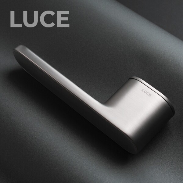 꾸밈닷컴 - 손잡이/도어락 ▼ > 방문손잡이 ▼ > 레버 버튼형 > 루체 방문손잡이 엔트런스 라운드