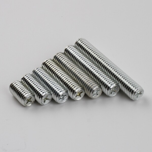 꾸밈닷컴 - 철물/산업용하드웨어 ▼ > 피스/나사못/볼트/앙카 ▼ > 볼트 > 무두볼트 (M8x20mm) 아크릴 다보 연결용