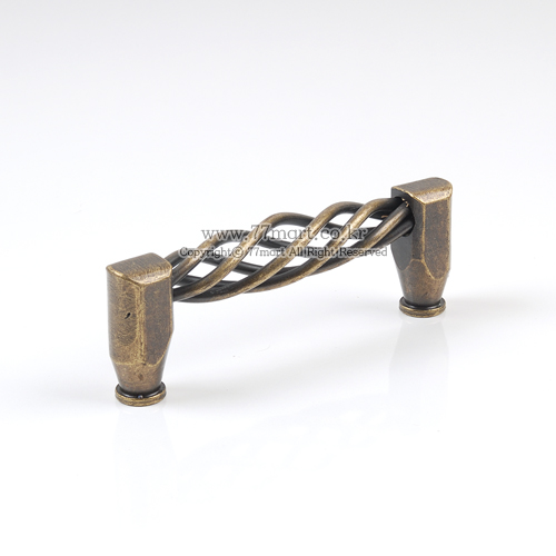 꾸밈닷컴 - 손잡이/도어락 ▼ > 가구손잡이 ▼ > P96mm > 가구손잡이 꽈배기 AB (P96mm)