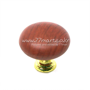 꾸밈닷컴 - 손잡이/도어락 ▼ > 가구손잡이 ▼ > 1구 꼭지손잡이 > 1구 꼭지손잡이 체리 대(32mm)